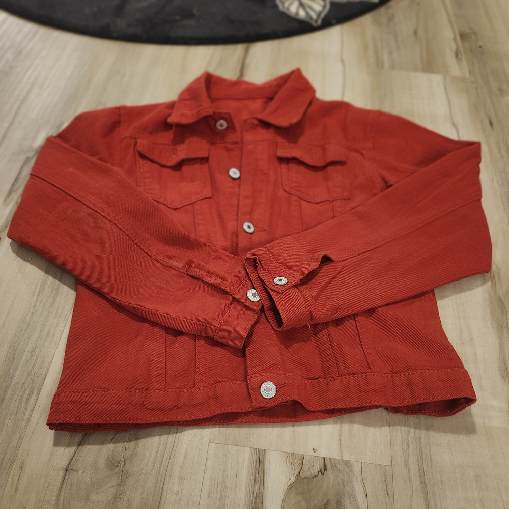 Red Denim Jacket